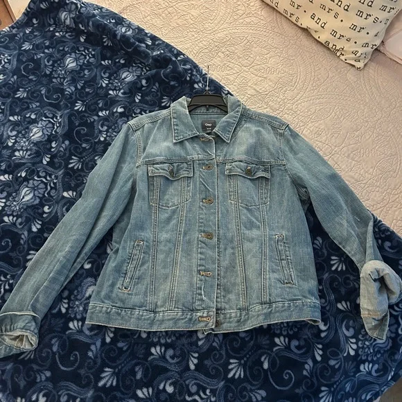 Gap Women's Blue Denim Jacket XL - Picture 3 of 7